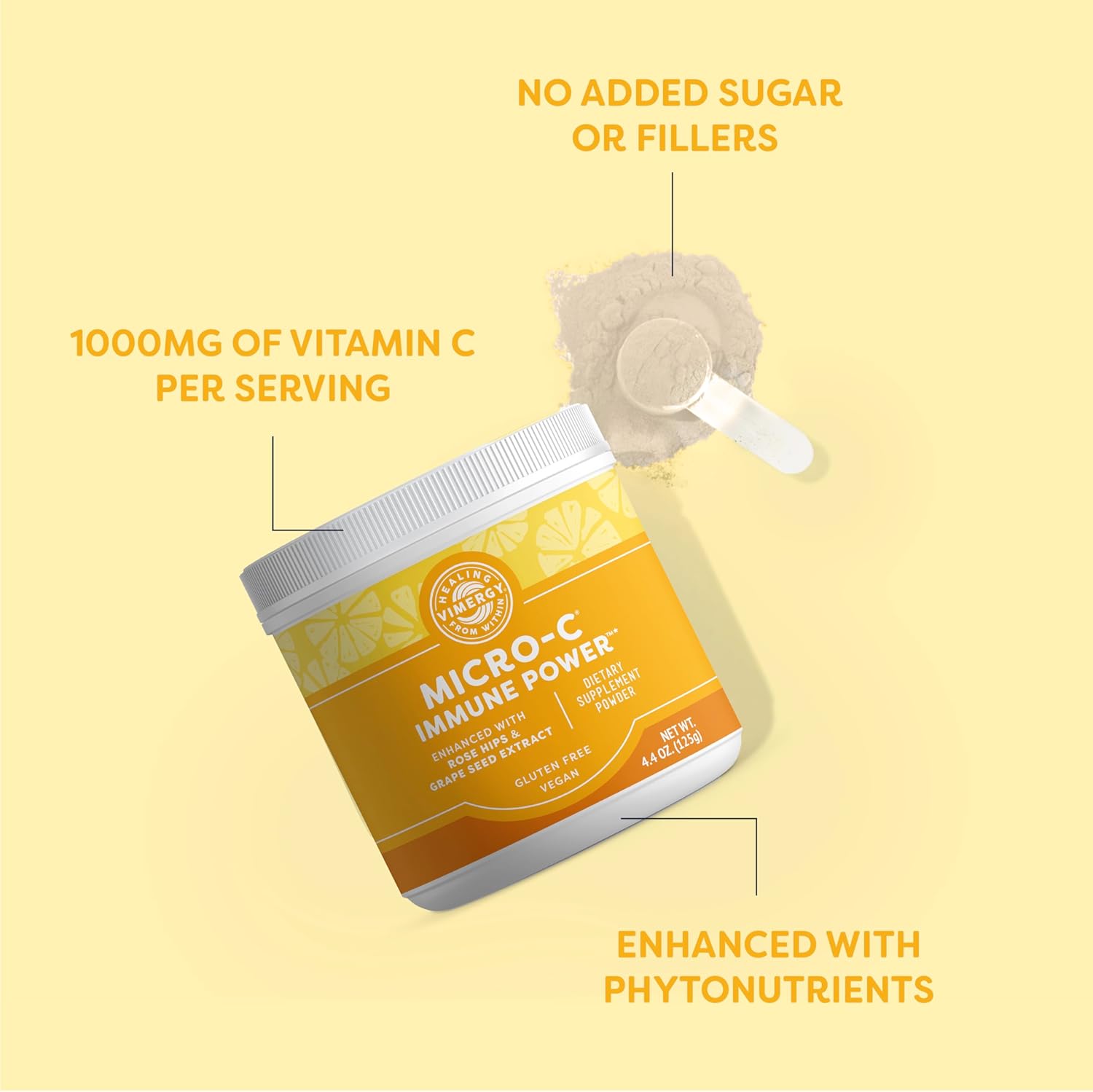 Micro-C Capsules (90 Capsules) and Micro-C Immune Power (125 Grams) - Bundle P73957