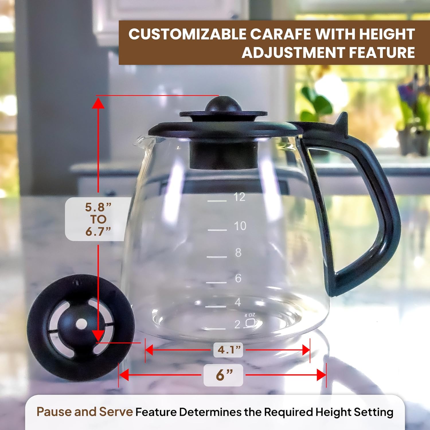12 Cup Replacement Carafe W27337