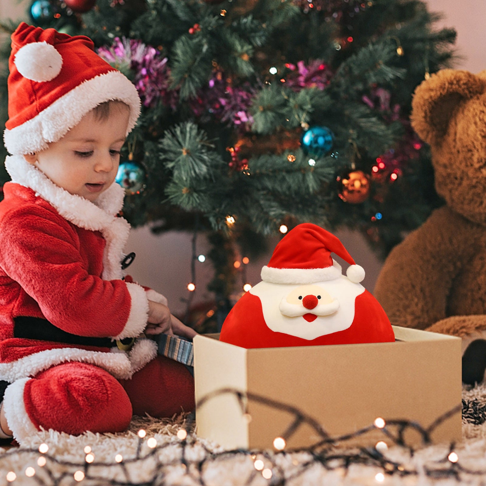 Santa Clause Plush Doll Soft Stuffed Toys C293097