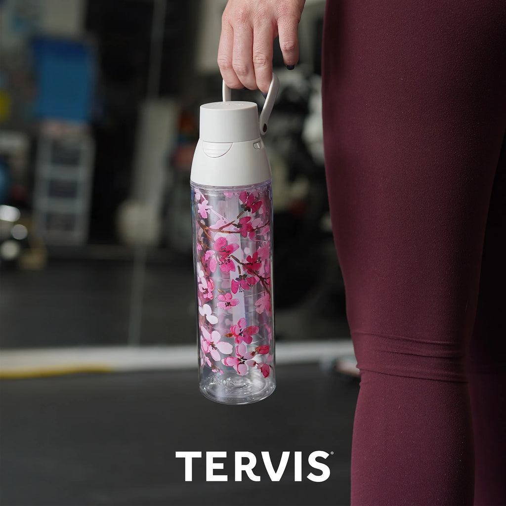 Tervis Shamrock Double Walled Insulated Tumbler Travel Cup, 24oz Venture Lite Water Bottle P275