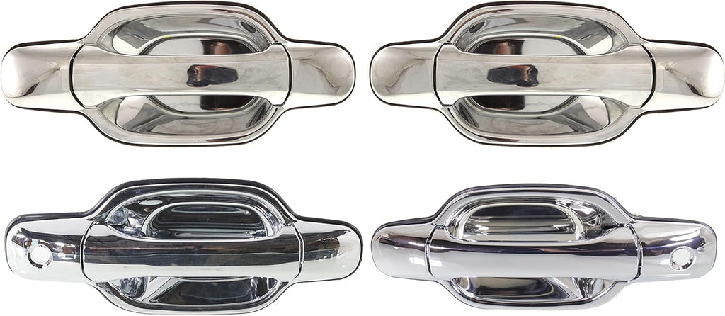 Chrome Exterior Door Handle Set of 4 Y3630