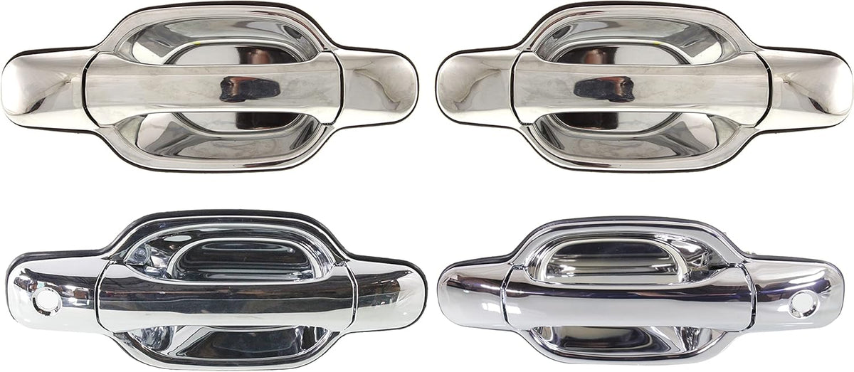 Chrome Exterior Door Handle Set of 4 Y3630