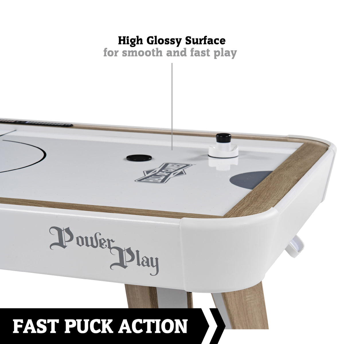 72 inch Air Powered Hockey Table with Table Tennis Top Q5121