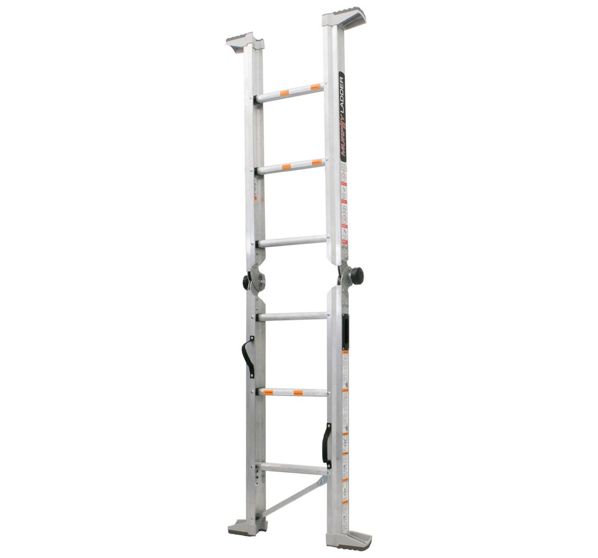 Aluminum Multi-Position Ladder with Wall Mount Q851