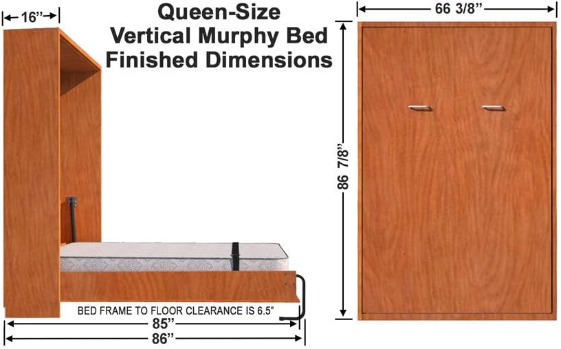 Queen Size Murphy Bed Hardware Kit T5909