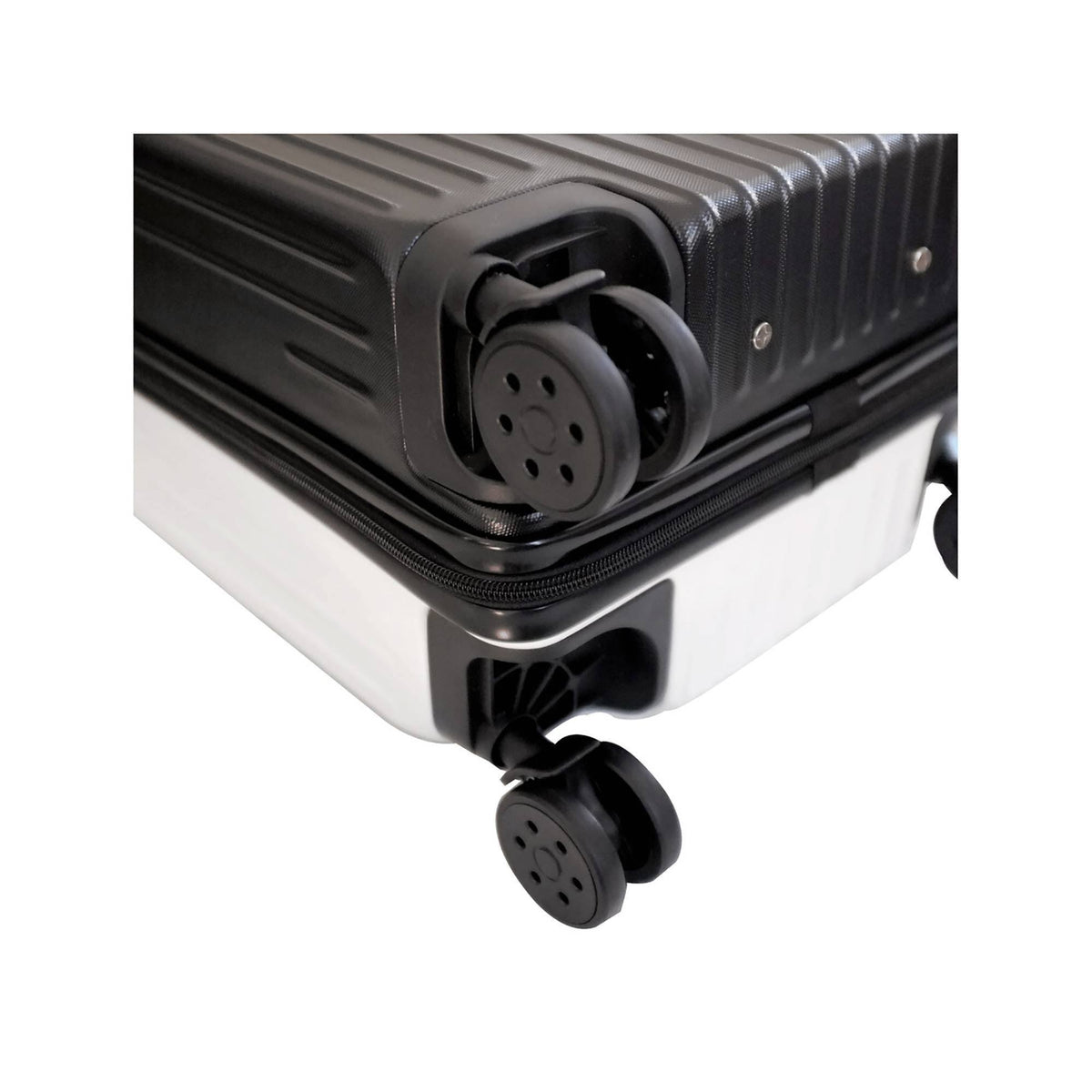 White Carry on Suitcase Y9006