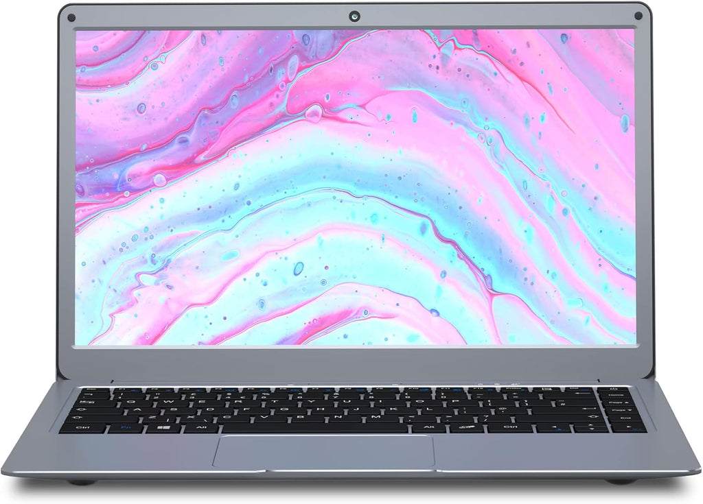 13.3 inch 8GB RAM 256GB ROM Celeron Windows 10 Thin and Light Laptop, Full HD 1080P Display, Gray W75151