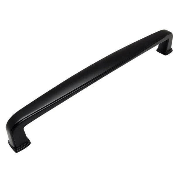 Flat Black Cabinet Hardware Handle Pull 10 Pack L195