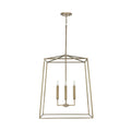 Aged Brass 4 Light Foyer V883941