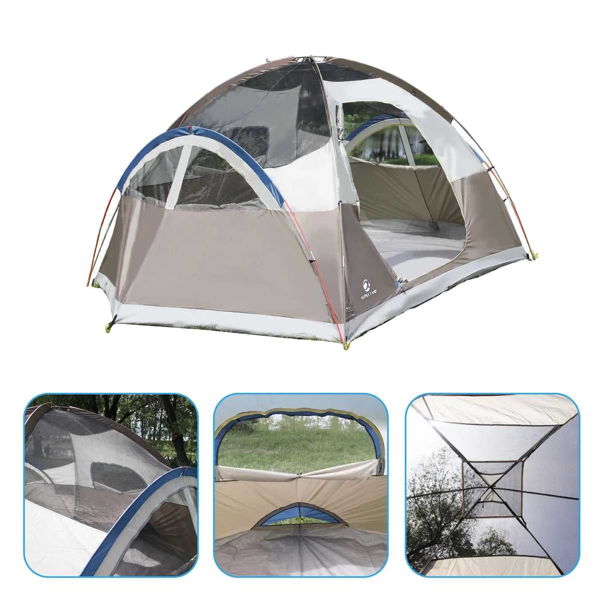 6 Person Dome Tent with Carry Bag K81674