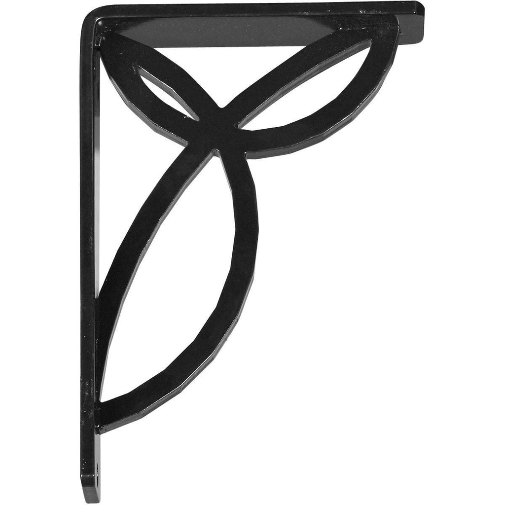 Wrought Iron Bracket Antiqued Copper Triple Center brace O278288