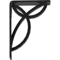 Wrought Iron Bracket Antiqued Copper Triple Center brace O278288