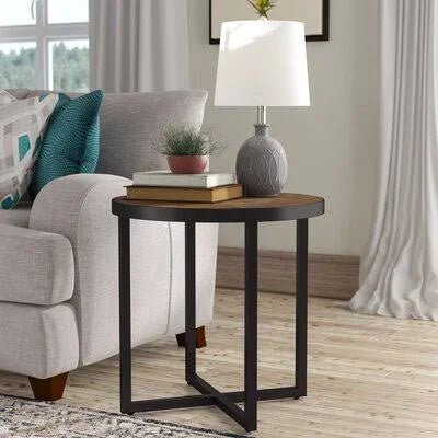 Three Posts Cross Legs End Table X453193