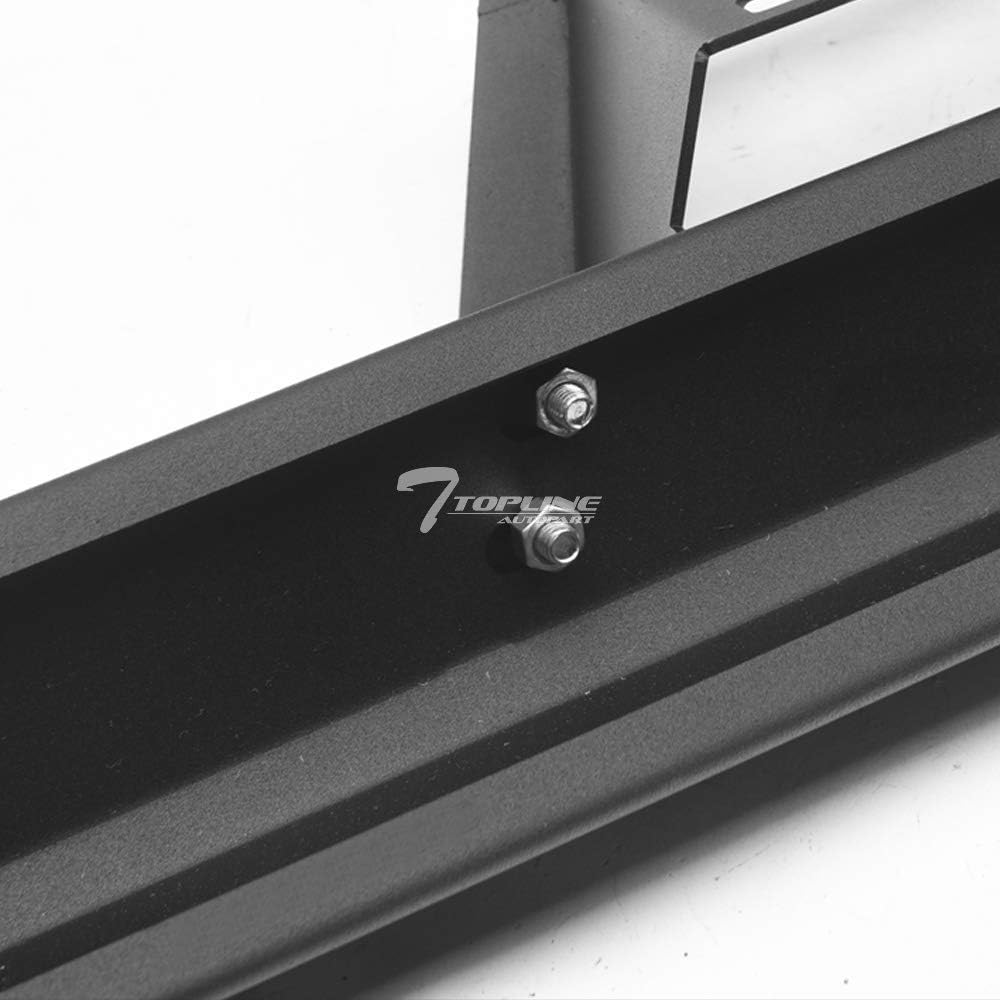 Matte Black Modular Drop Step Side Nerf Bars Rail Running Boards D285