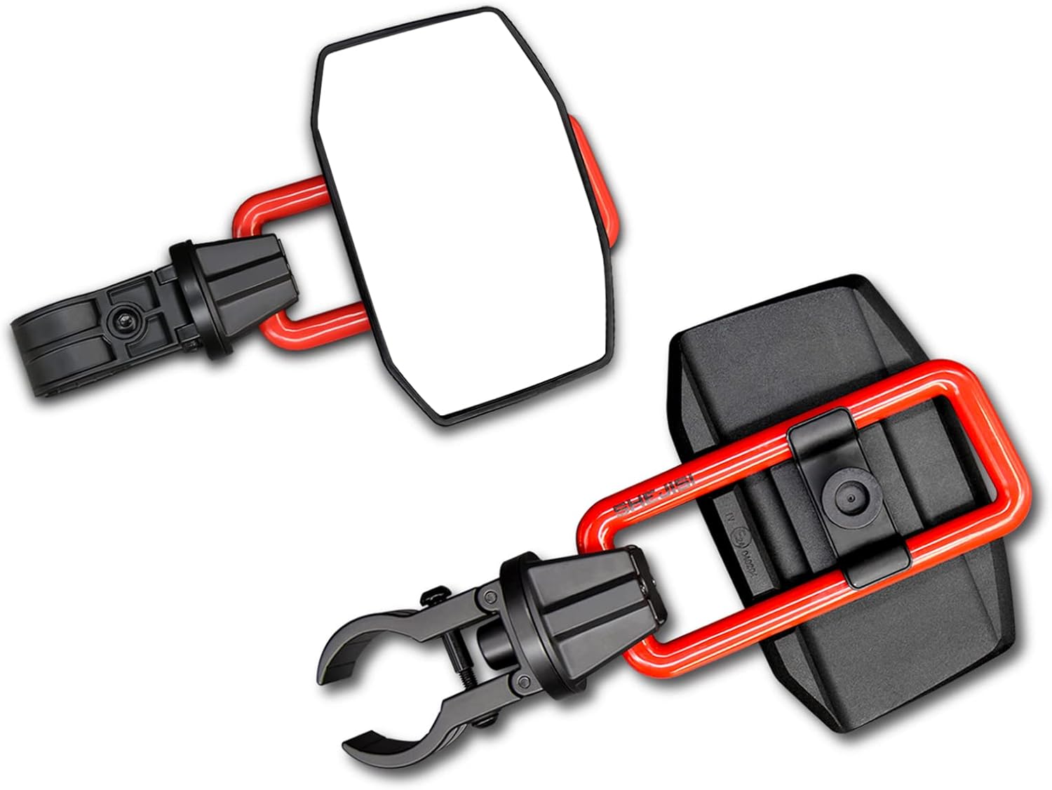 UTV Side Mirrors for 2 Roll Cage, Aluminum Solid Bracket V829436