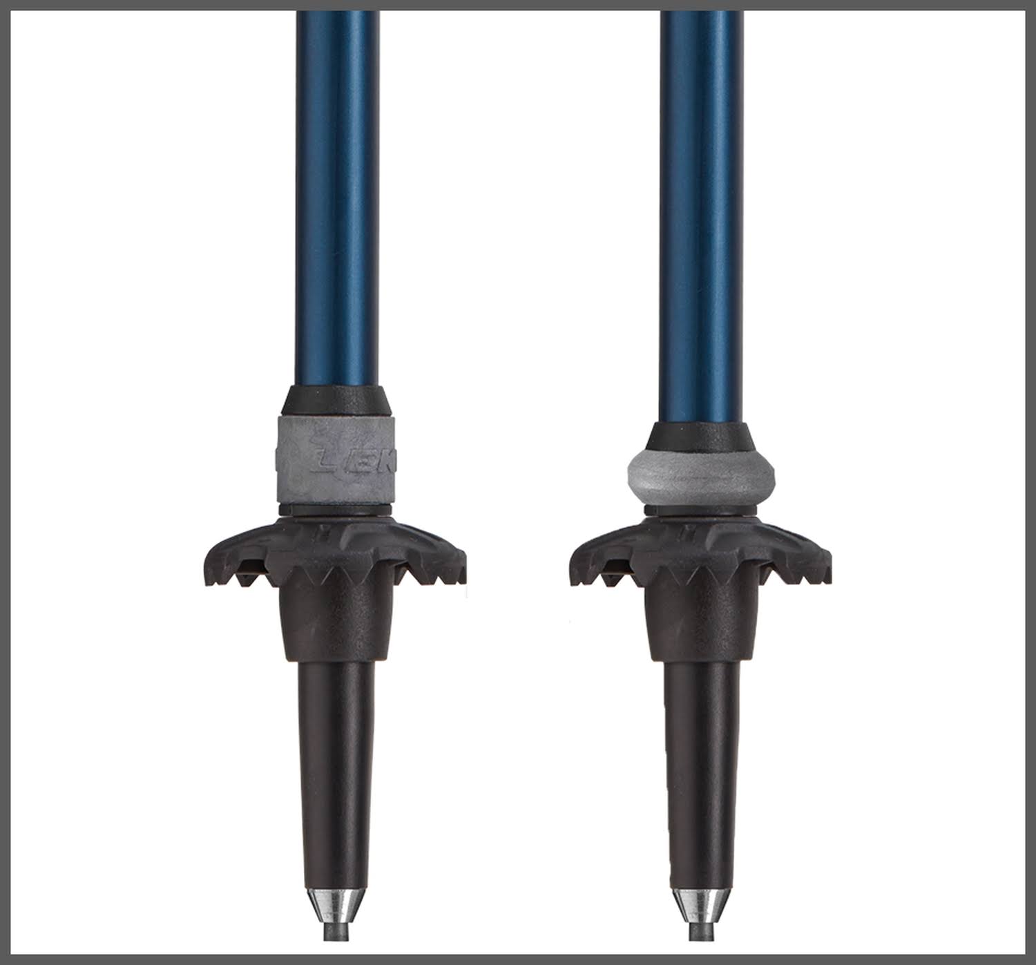 Trekking Poles White Blue Lime Green C3902