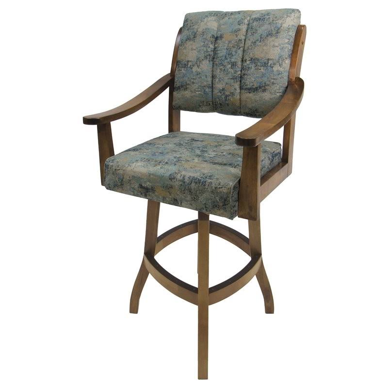 Swivel Solid Wood Bar Stool Y83404