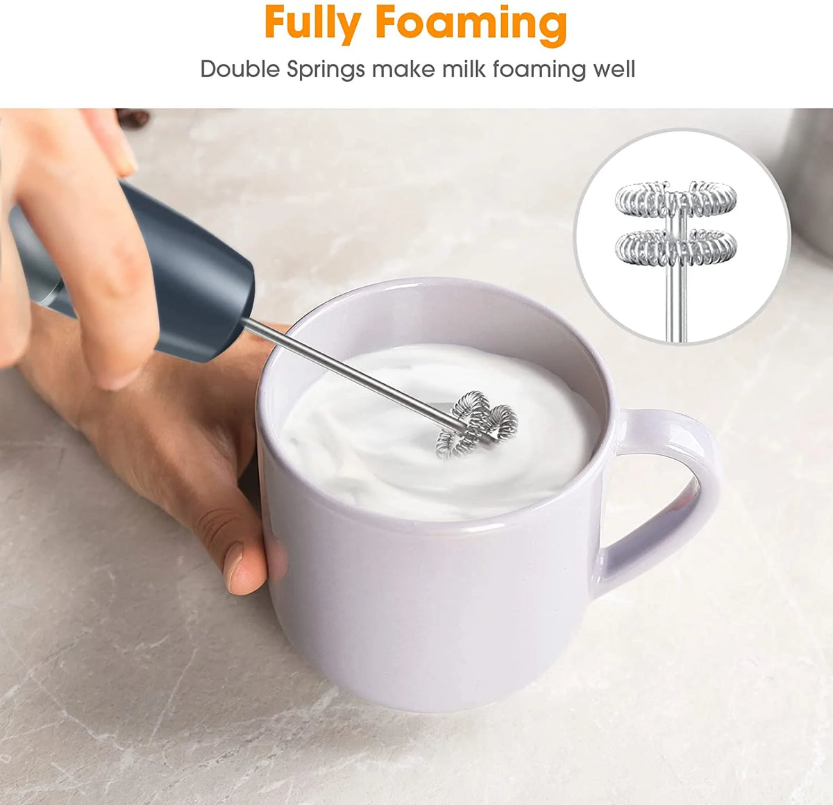 800W Stainless Steel Hand Blender with Turbo Mode K604794