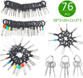 76PCS 52 Sizes Stainless Steel Terminal Removal Tool Kit B833