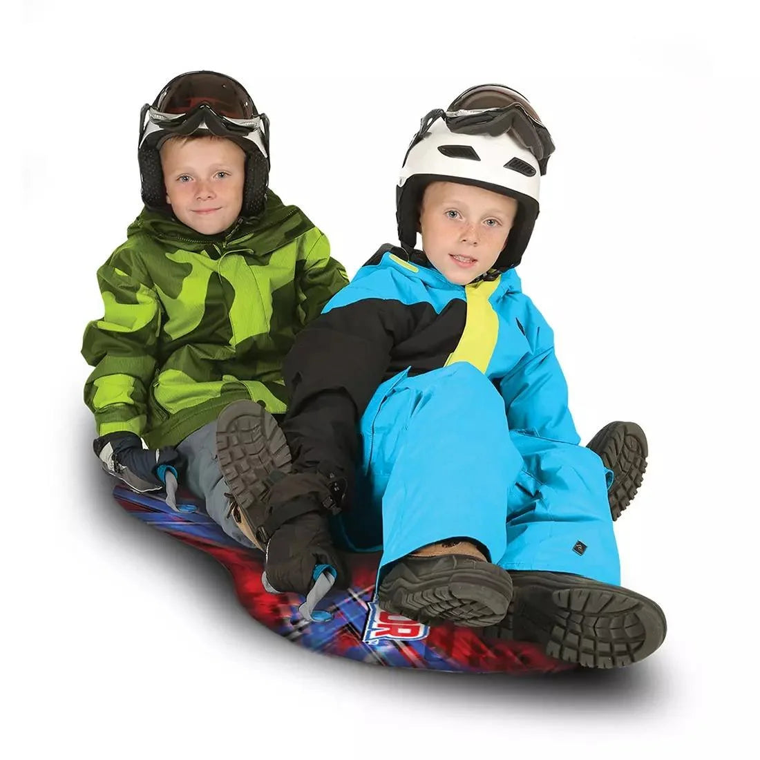 Red/Blue Molded Snow Sled X4512