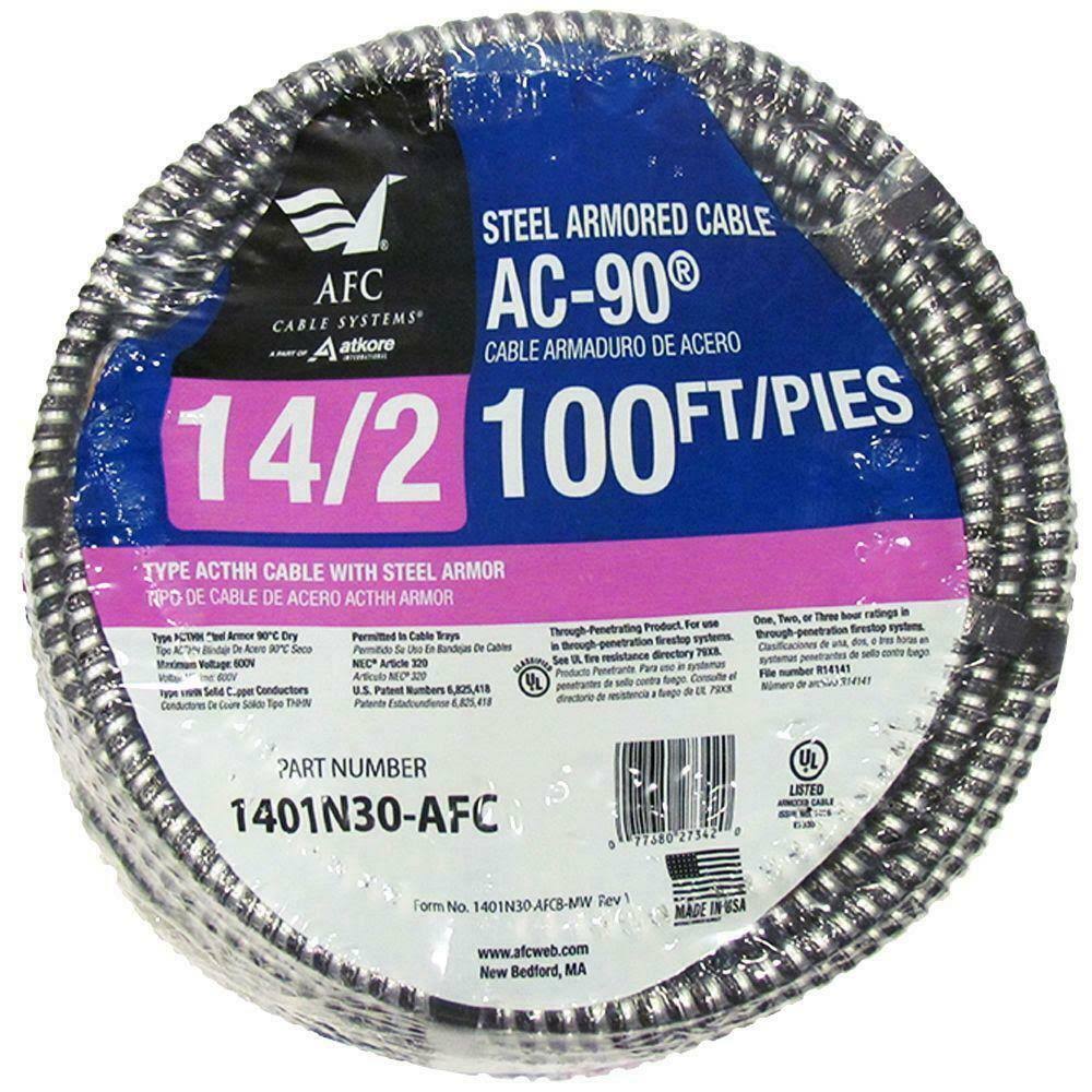 Armored Cable 100 ft. 14-2 S4238