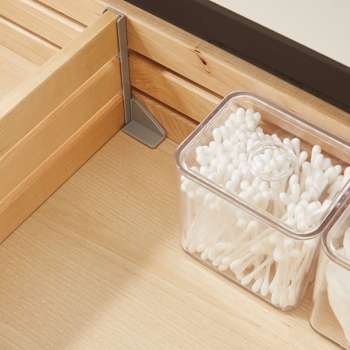 High Gloss White Sink Cabinet with 2 Drawers P6229