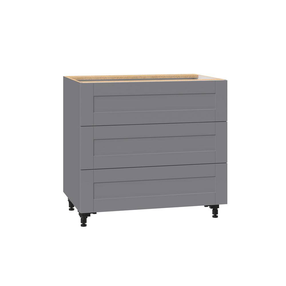 3-Drawer Base Cabinet in Gray Y219