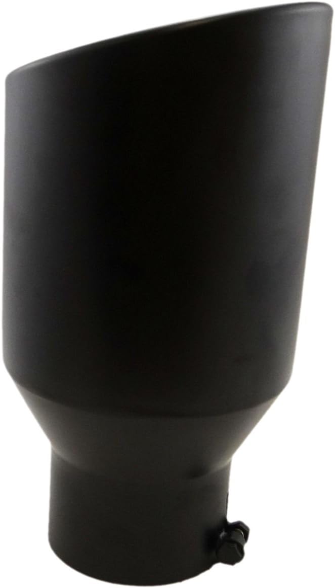 Black Stainless Steel Slant Cut Exhaust Tip Pack of 2 I699