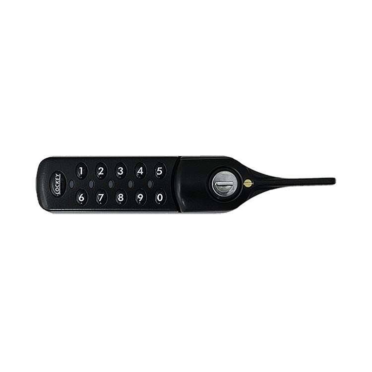 Digital Combination Cabinet & Locker Lock with Lever Handle, Silver P5898