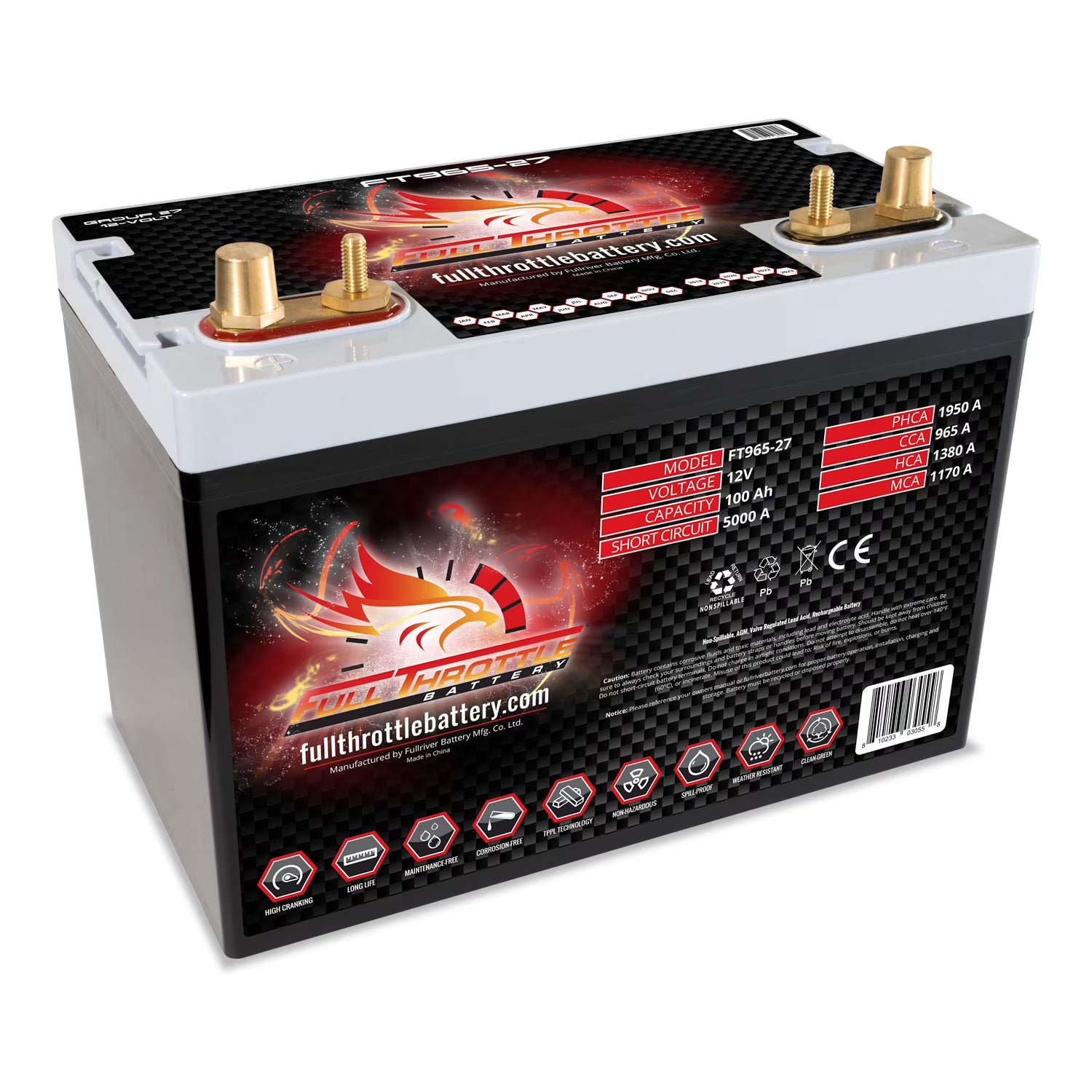 Group 27 AGM Battery V387