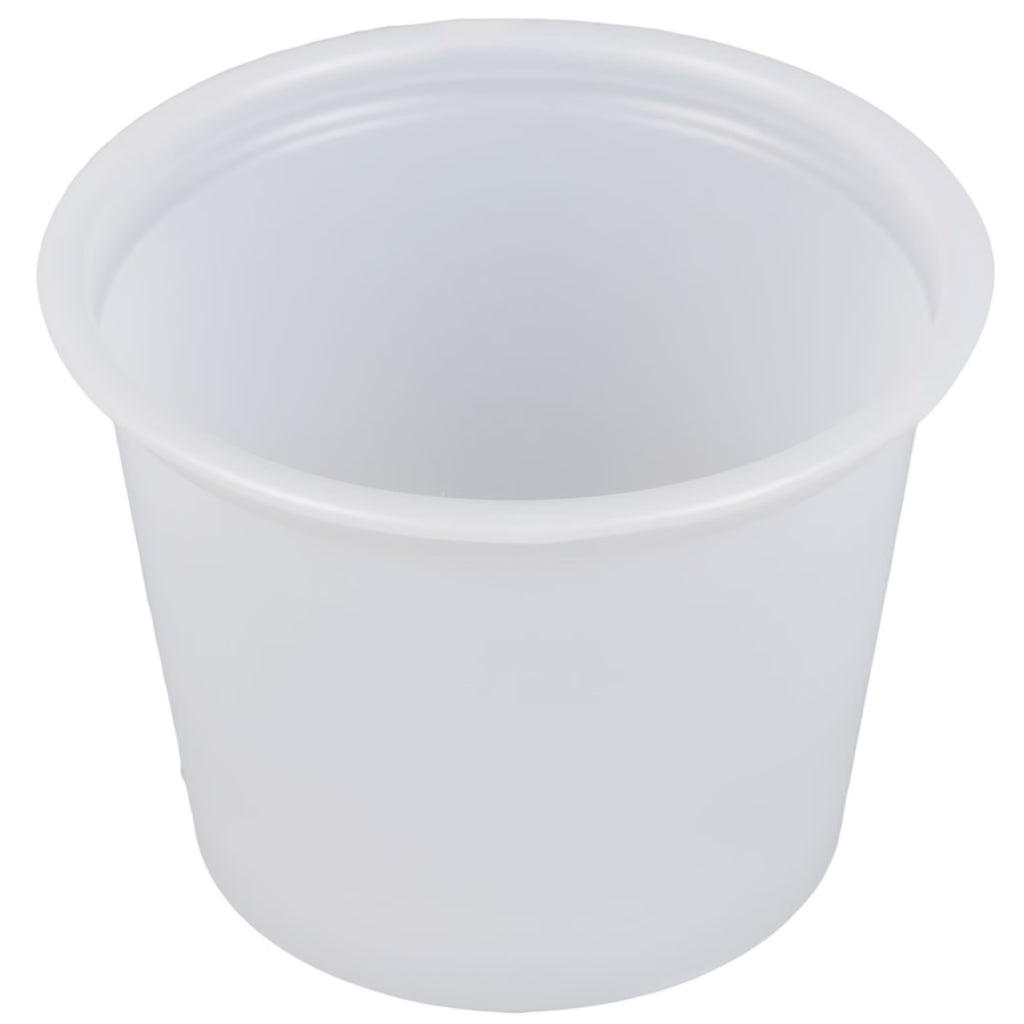 Clear Plastic Souffle Cup 1 oz. 2500 Ct V9425
