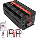 3000 Watt Pure Sine Wave Power Inverter 12V DC to 110V AC with 4 AC Outlets C75520