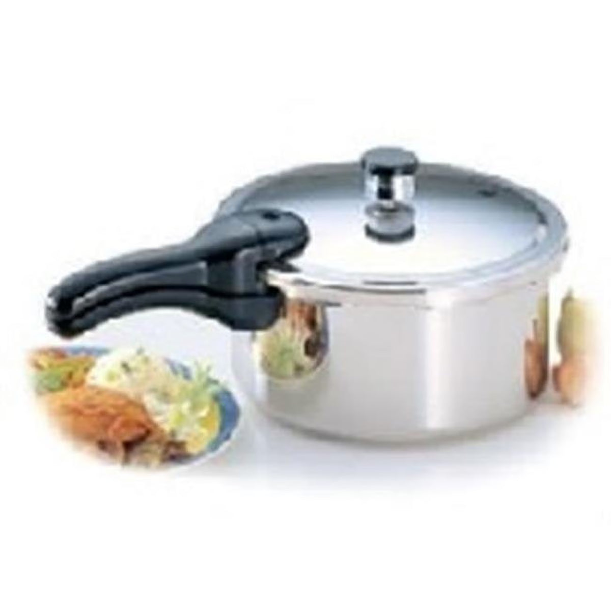 4-Quart Stainless Steel Pressure Cooker T849584