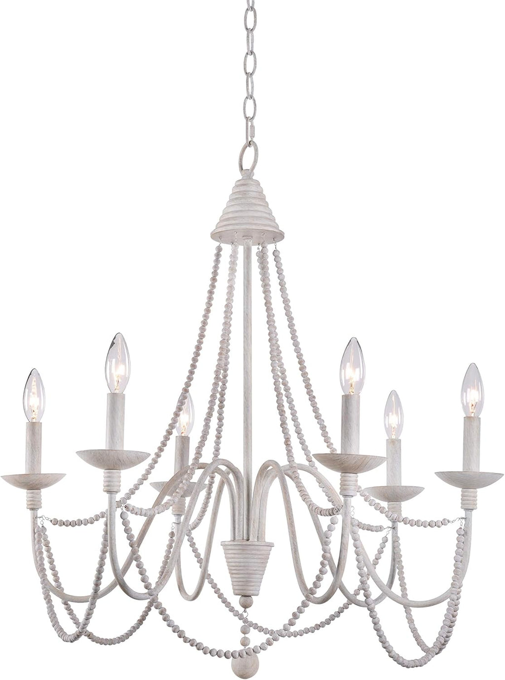 Weathered White Chandelier E27421