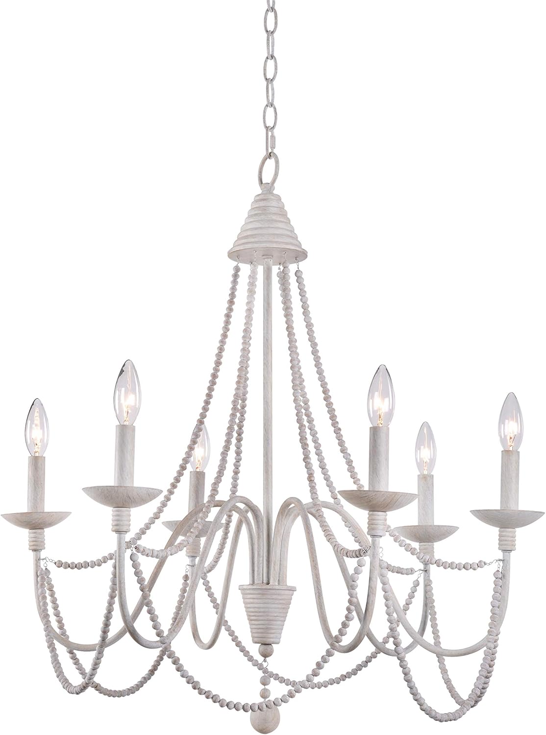Weathered White Chandelier E27421