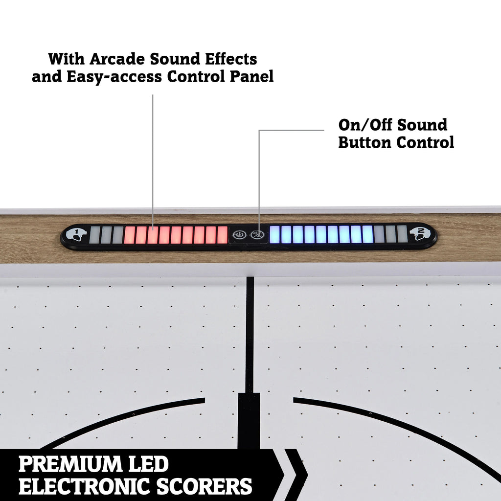 72 inch Air Powered Hockey Table with Table Tennis Top Q5121