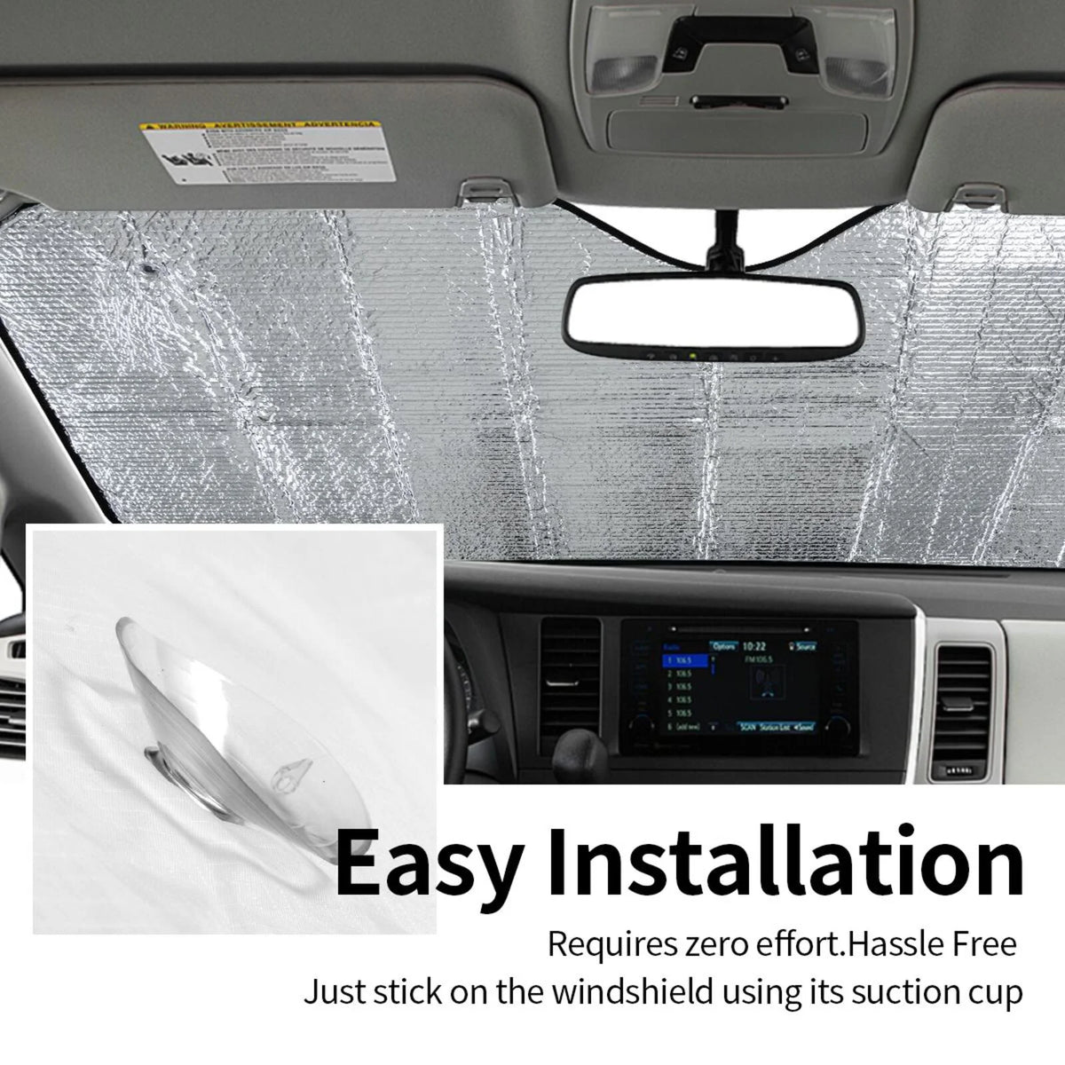 Foldable Car Windshield Sunshade K1767
