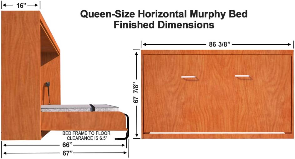 Queen Size Murphy Bed Hardware Kit T5909