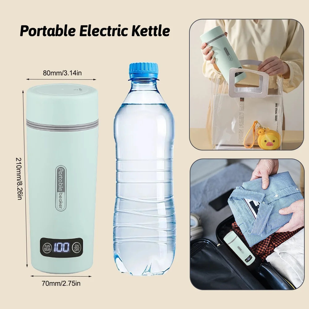 Portable Electric Kettle 350ml Stainless Steel W773221