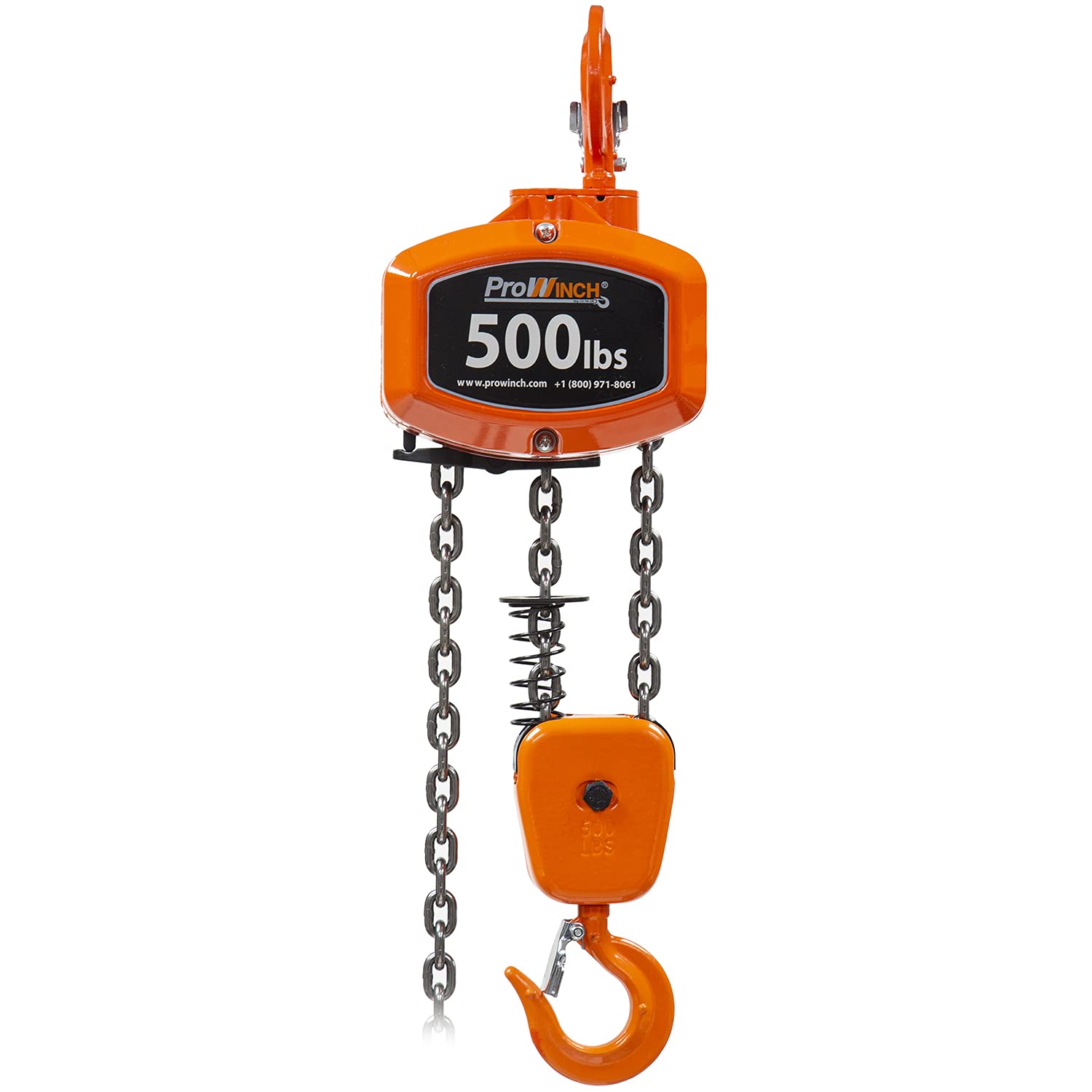 500lb Electric Chain Hoist 20ft G100 Chain M4/H3 220240/460V UL H190