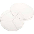 100mm x 15mm Sterile Clear Petri Dish, 3 Compartments, 500/Case R83103