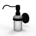 Matte Black Wall Mounted Soap Dispenser J75789