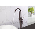 Bronze Floor Mounted Tub Filler Y527