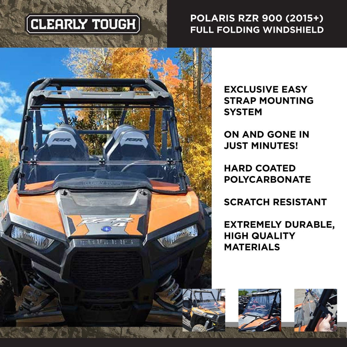 Full Folding Windshield R6213