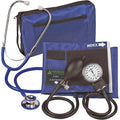 ProKit Aneroid Sphygmomanometer with Dual Head Stethoscope, Adult, Royal Blue H9075