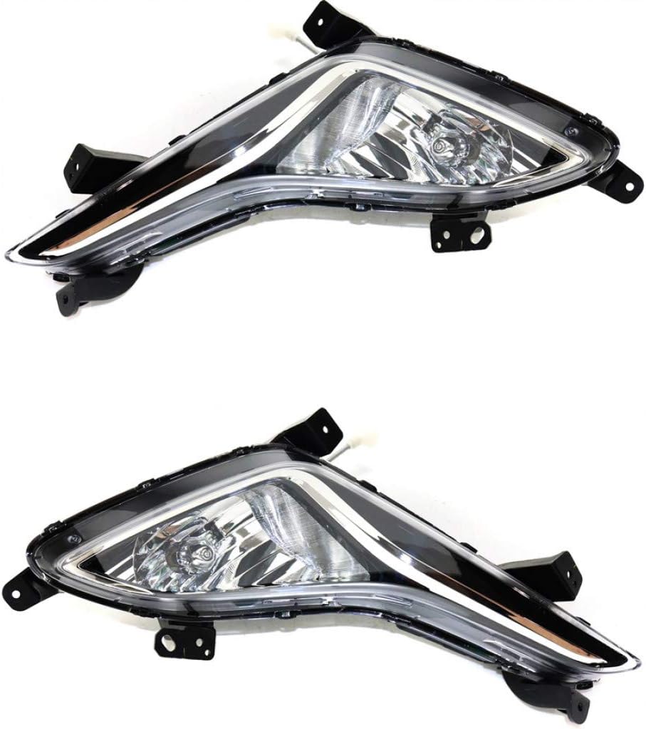Fog Light Assembly Passenger Side with Bulbs L8898
