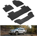 Black TPE Cargo Trunk Mat for 2016-2022 Honda Pilot W526