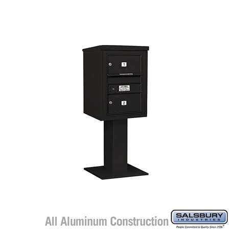 White 2 Door Pedestal Mailbox N43960