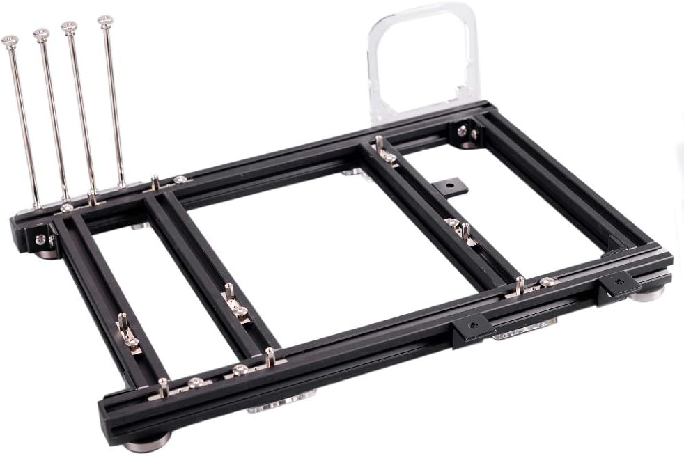 Black Aluminum Open Air PC Test Bench Pack of 2 A984