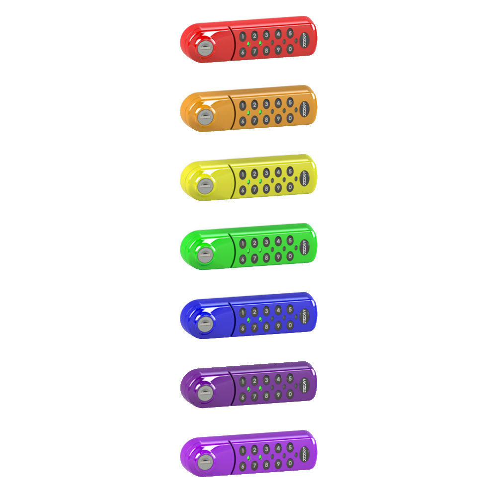 Digital Combination Cabinet & Locker Lock with Lever Handle, Silver P5898